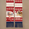 Custom Wool Scarf With Tassel - Personalized Christmas Birthday Gifts For Dog Lovers, Dog Dad And Mom - Fur Mama