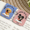 Custom Leather Magnetic Bookmark - Personalized Bookish Gifts For Book Lovers, Bookworms, Dog Dad And Mom, Cat Owners - Paws Beside Pages