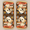 Custom Leather Magnetic Bookmark - Personalized Bookish Gifts For Book Lovers, Bookworms, Dog Dad And Mom, Cat Owners - Paws Mark My Place