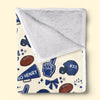 Custom Football Blanket - Personalized Gift For Birthday, Football Football Lovers, NFL Fans, Sport Lovers, Senior Graduation Gift - Proud Football Family