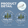 Custom Baby First Christmas Glass Ornament - Personalized Christmas Baby Shower, Gifts For New Moms, New Dads, New Parents - Special Delivery Under The Tree