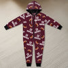 Custom Adult Onesie - Personalized Christmas Birthday Hockey Gifts For Hockey Lovers, Sports Fans, Sports Lovers - Born To Score