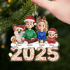 Custom Acrylic Ornament - Personalized Christmas Birthday Gifts For Family, Dog Cat Lovers - Cherish The Moment