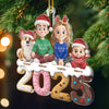 Custom Acrylic Ornament - Personalized Christmas Birthday Gifts For Family, Dog Cat Lovers - United In Joy