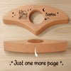Custom Book Page Holder - Personalized Christmas Bookish Gifts For Book Lovers, Bookworms, Readers - Dreams Begin Between The Pages