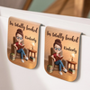 Custom Leather Magnetic Bookmark - Personalized Bookish Gifts For Book Lovers, Bookworms, Readers - Between Pages Magic
