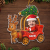 Custom Photo Acrylic Ornament - Personalized Christmas Birthday Gifts For Kids - Little Smiles Sparkle At Christmas