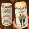 Custom LED Candle - Personalized Best Friend Birthday Gifts For Women, Besties, Sisters, BFF - Bestie Moments Last A Lifetime