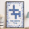 Custom Scrabble Vertical Poster - Personalized Birthday Gifts For Mom, Dad, Brother, Sister, Kids - Joy Grows When We Are One