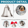 Custom Photo Cardinal Bell Ornament With Charms - Personalized Pet Christmas Memorial Sympathy Gifts For Dogs, Cats - Gentle Friends Never Truly Leave