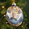 Custom Photo Acrylic Ornament - Personalized Christmas Memorial Sympathy Gifts For Loss Of Mom, Dad - Held in Gentle Memory