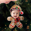 Custom Photo Acrylic Ornament - Personalized Christmas Baby Shower, Gender Reveal Gifts For New Moms, New Dads, New Parents - Tiny Joy Wrapped In Christmas Magic