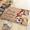 Custom Home Decor Decorative Mat - Personalized Christmas Birthday Gifts For Dog Lovers, Dog Dad And Mom - Merry Woofmas, Ya Filthy Human