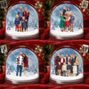 Custom Photo Acrylic Snow Globe - Personalized Christmas Birthday Gifts For Family, Dog Cat Lovers - Forever Frozen In Love