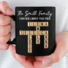 Custom Scrabble Black Mug - Personalized Christmas Birthday Gifts For Mom, Dad, Brother, Sister, Kids - Bonded By Every Tile