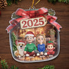 Custom Acrylic Ornament - Personalized Christmas Birthday Gifts For Family, Dog Cat Lovers - Our Kind Of Merry Madness