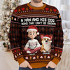Custom Unisex Ugly Sweatshirt - Personalized Christmas Birthday Gifts For Dog Lovers, Dog Dad And Mom - Some Heroes Have Fur