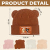 Custom Baby Beanie And Mittens Set - Personalized Baby Shower, Gender Reveal Gifts For New Moms, New Dads, New Parents, Dog Cat Lovers - Born To Be Loved