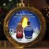 Custom Candlelight Lantern Ornament - Personalized Christmas Birthday Gifts For Brother, Sister - Shine Through Our Hearts