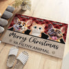 Custom Home Decor Decorative Mat - Personalized Christmas Birthday Gifts For Dog Cat Lovers, Dog Dad And Mom, Cat Owners - Furry And Festive Troublemakers