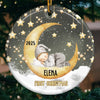 Custom Baby First Christmas Ceramic Ornament - Personalized Christmas Baby Shower, Gender Reveal Gifts For New Moms, New Dads, New Parents - Official Christmas Cutie