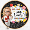Custom Wood Sign - Personalized Back To School Gifts For Teachers - Step Inside For Classroom Adventures