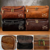 Custom Engraved Leather Toiletry Bag - Personalized Birthday Gifts For Dad, Brother, Grandpa, Husband - Proud Of You Always