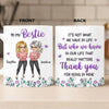 Custom Mug - Personalized Best Friend Birthday Gifts For Women, Besties, Sisters, BFF - You Balance My Crazy