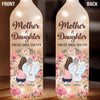 Forever Connected, Always Cherished - Family Personalized Custom Bottle Lamp - Mother's Day, Gift For Mom, Daughter