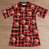 Custom Photo Heart Full Of Love, Clothes Full Of Dog Hair - Dog & Cat Personalized Custom Women's Sleep Tee - Mother's Day, Gift For Pet Owners, Pet Lovers