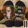 Custom Crew Socks - Personalized Bookish Gifts For Book Lovers, Bookworms, Readers - Socks Off, Story On