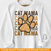 Furry Companions, Loyal Hearts - Dog & Cat Personalized Custom Unisex Sweatshirt With Design On Sleeve - Gift For Pet Owners, Pet Lovers