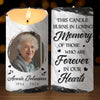 Custom Photo Your Love Will Always Be Our Guide - Memorial Personalized Custom LED Candle - Sympathy Gift, Christmas Gift For Family Members