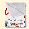 Custom Blanket - Personalized Anniversary Wedding Gifts For Husband And Wife, Him And Her - Our Love Keeps Growing