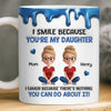 Custom 3D Inflated Effect Printed Mug - Personalized Birthday Gifts For Mom, Dad, Daughter, Son - Forever Starts With Family
