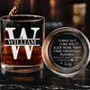 Custom Whiskey Glass With Bottom And Side Engraving - Personalized Anniversary Wedding Gifts For Husband And Wife, Him And Her - Love Aged To Perfection