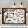 Custom Photo Horizontal Canvas - Personalized Anniversary Wedding Gifts For Husband And Wife, Him And Her - Choosing Love Every Morning