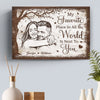 Custom Photo Horizontal Canvas - Personalized Anniversary Wedding Gifts For Husband And Wife, Him And Her - Choosing Love Every Morning