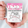 Custom 3D Inflated Effect Printed Mug - Personalized Birthday Gifts For Mom, Daughter - Queen Of My Heart