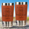 Custom Printed Leather Tumbler - Personalized Anniversary Wedding Gifts For Husband And Wife, Him And Her - Love Built On Small Moments