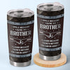 Custom Tumbler - Personalized Birthday Gifts For Brother - Family Made Us Brothers
