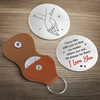 Custom Pocket Hug - Personalized Anniversary Wedding Gifts For Husband And Wife, Him And Her - Our Bond Deepens With Time