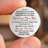 Custom Pocket Hug - Personalized Anniversary Wedding Gifts For Husband And Wife, Him And Her - Hold This When Missing Me