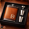 Custom Hip Flask Set - Personalized Anniversary Wedding Gifts For Husband And Wife, Him And Her - You Are My Daily Yes