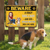 Custom Home Decor Metal Sign - Personalized Birthday Gifts For Dog Lovers, Dog Dad And Mom - Dogs Rule Here