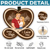 Custom Car Visor Clip - Personalized Anniversary Wedding Gifts For Husband And Wife, Him And Her - You Make Life Feel Balanced