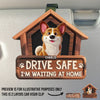 Custom Car Visor Clip - Personalized Birthday Gifts For Dog Lovers, Dog Dad And Mom - Drive Safe Always