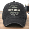 Custom Vintage Washed Denim Baseball Cap - Personalized Birthday Gifts For Dad, Grandpa, Husband - Simply The Best