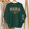 Custom Unisex Sweatshirt, Hoodie With Design On Sleeve - Personalized Mother's Day Gifts For Mom, Grandma - Mom Heart Full Of Love