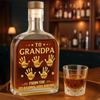 Custom Liquor Decanter - Personalized Birthday Gifts For Dad, Grandpa - Dad And Grandpa Forever